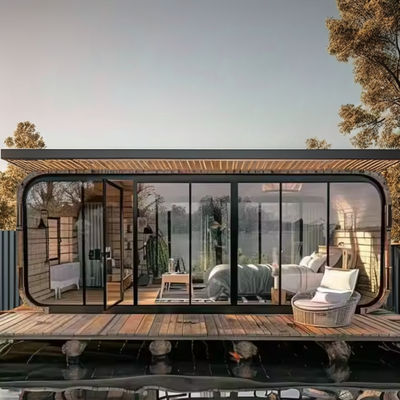 Secure Apple Cabin House Strong Durable Structure Galvanized Steel Frame with Insulation