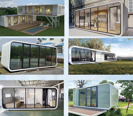 Secure Apple Cabin House Strong Durable Structure Galvanized Steel Frame with Insulation