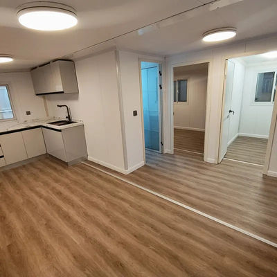 20ft Flat Pack Container Homes Prefab With Two Bedrooms For Home Villa Mall