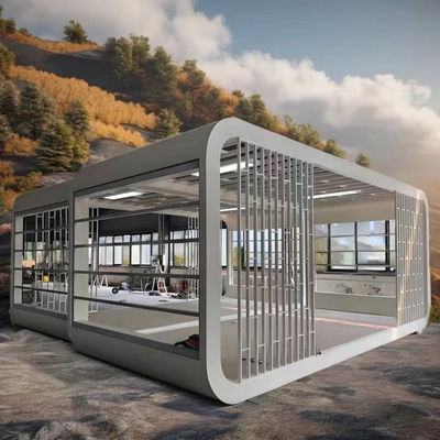 Modern Comfortable Apple Cabin House Integrated Ceiling Dry-Wet Separation Bathroom for Spacious Living