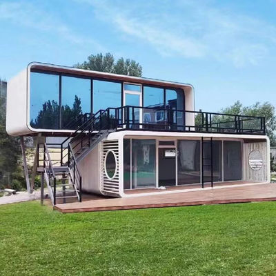 Modern Comfortable Apple Cabin House Integrated Ceiling Dry-Wet Separation Bathroom for Spacious Living