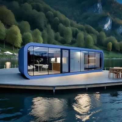 Modern Comfortable Apple Cabin House Integrated Ceiling Dry-Wet Separation Bathroom for Spacious Living