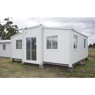 Expandable Container House with Customizable Design and Rock Wool Sandwich Panel