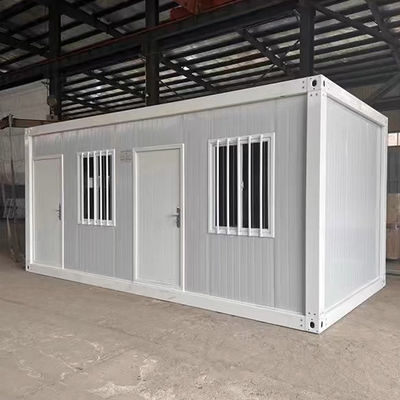 Δυνατό και ανθεκτικό flat pack container house με 50/75/100mm EPS sandwich panel και προαιρετικό πάτωμα