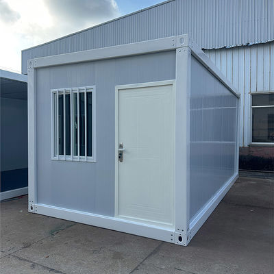 Δυνατό και ανθεκτικό flat pack container house με 50/75/100mm EPS sandwich panel και προαιρετικό πάτωμα