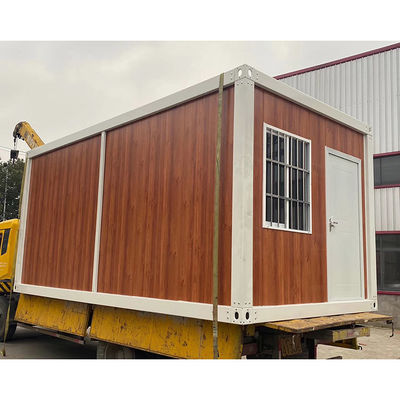 Δυνατό και ανθεκτικό flat pack container house με 50/75/100mm EPS sandwich panel και προαιρετικό πάτωμα
