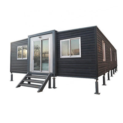 Expandable Container House with Durable Steel Frame and Rock Wool Sandwich Panel