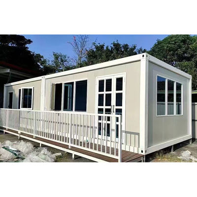 Ngôi nhà chế tạo sẵn sang trọng với tấm sandwich Tòa nhà căn hộ mô-đun Có thể tùy chỉnh Nhà container có thể tháo rời