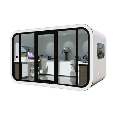 Apple Cabin House Γαλβανισμένο χάλυβα πλαίσιο και μεταλλικό σκαλισμένο πάνελ για ισχυρή και μακροχρόνια δομή