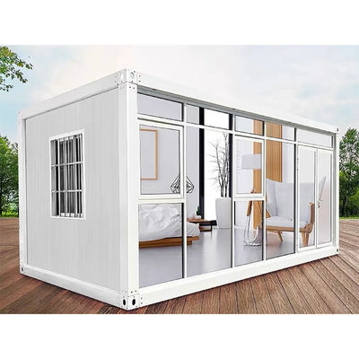 Ngôi nhà chế tạo sẵn sang trọng với tấm sandwich Tòa nhà căn hộ mô-đun Có thể tùy chỉnh Nhà container có thể tháo rời