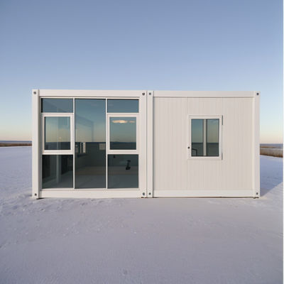 20ft Prefab Living Container House Flat Pack Mobile Container Home Μικρό σπίτι με μπάνιο Δυνατό να αναδιπλωθεί