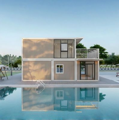 Multi Story Beachside Villa Nhà container Nhà nghỉ di động Nhà container có thể tháo rời