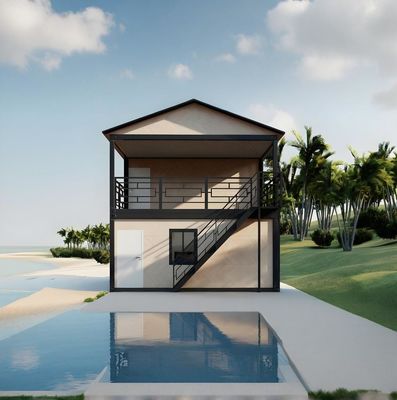 Multi Story Beachside Villa Nhà container Nhà nghỉ di động Nhà container có thể tháo rời