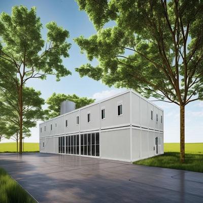 Σπίτι κοντέινερ Flat Pack Γρήγορη και εύκολη εγκατάσταση με ισχυρή και ανθεκτική χάλυβα δομή