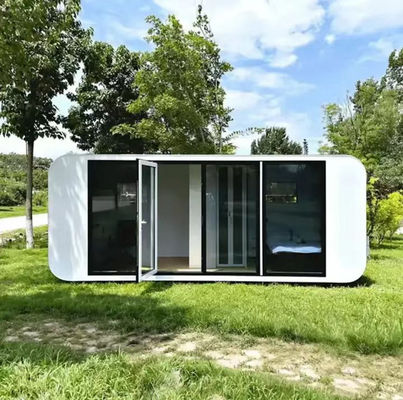 Prefabricated Modern Tiny Cabin House Mobile Office 20FT Modular Apple House for Cosy Living
