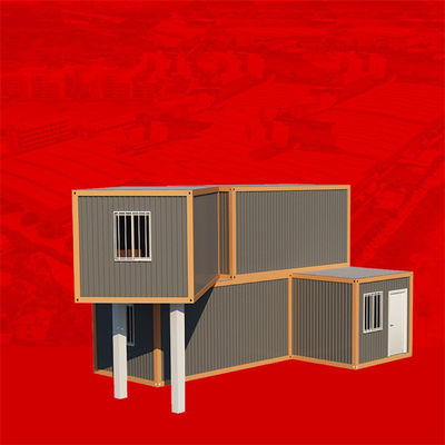 Expandable Container House Expandable Container Villa With Steel Frame And Insulated Wall Panel
