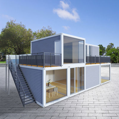 China Luxury Easy Assemble 2 Story 3 Bedroom Modular Homes Casas Prefabricadas Prefab Houses Container