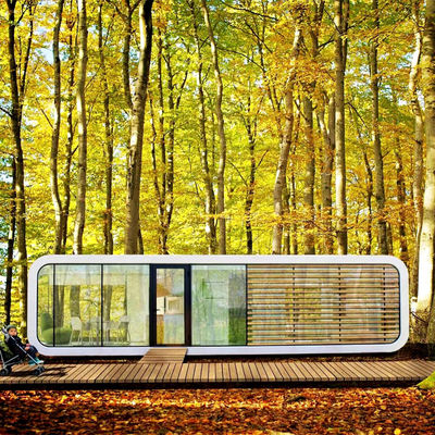 Σύγχρονη 20FT Φορητή Apple Cottage Εξωτερική κινητή Προσυσκευασμένη Apple Cabin Σπίτι με κουζίνα