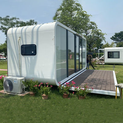 Portable Apple Cabin Pod House 40ft Cabin Prefabricated Cabin House Security Apple Pod Shower Toilet