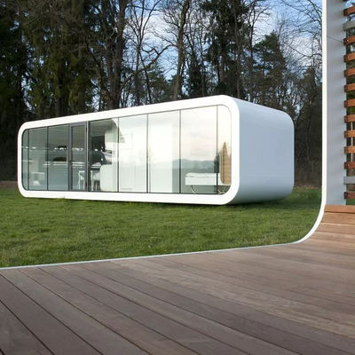 Portable Apple Cabin Pod House 40ft Cabin Prefabricated Cabin House Security Apple Pod Shower Toilet