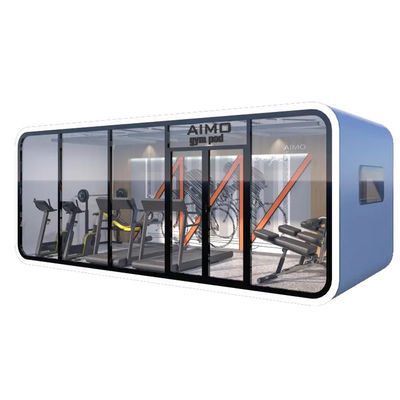 20/40 Ft Prefab Apple House Κήπος Κωνσταντινούπολης Σπίτι με εξωτερικά γυάλινα τοιχώματα Apple Cabin 20 Ft Κωνσταντινούπολης Γραφείο