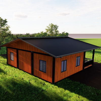 Prefabricated Modular Expandable Container House Residential House With Balcony Room Villa
