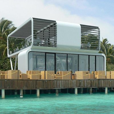 Apple Cabin House Γαλβανισμένο χάλυβα πλαίσιο και μέταλλο σκαλισμένο πάνελ για ανθεκτικό και κομψό εξωτερικά και εσωτερικά τοίχοι