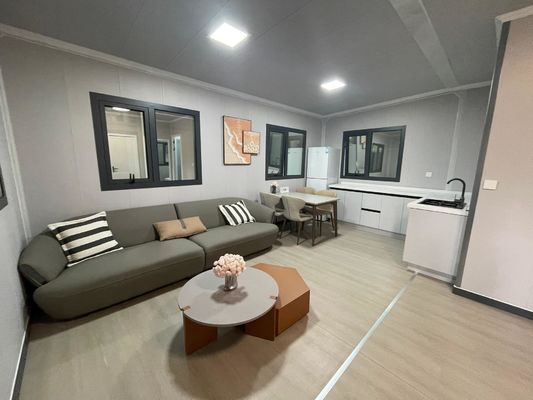 Expandable Container House Maximum Size Of 3500mm * 8000mm With Wind-Resistant Columns