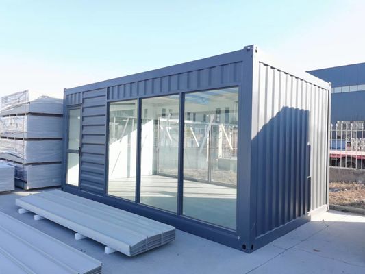 Detachable Container House With Rock Wool Sandwich Panel Door And Aluminum Alloy Door