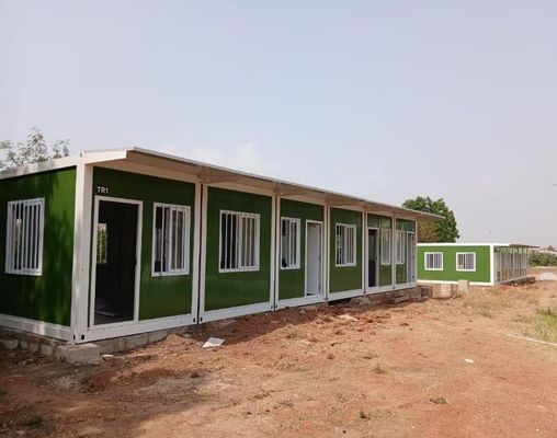 Detachable Container House With Rock Wool Sandwich Panel Door And Aluminum Alloy Door