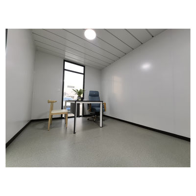 Στερεό Flat Pack Container House με ατσάλινη δομή και EPS Sandwich Panel