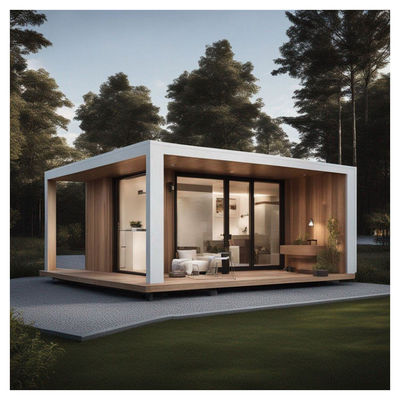 Στερεό Flat Pack Container House με ατσάλινη δομή και EPS Sandwich Panel