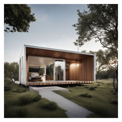 Στερεό Flat Pack Container House με ατσάλινη δομή και EPS Sandwich Panel