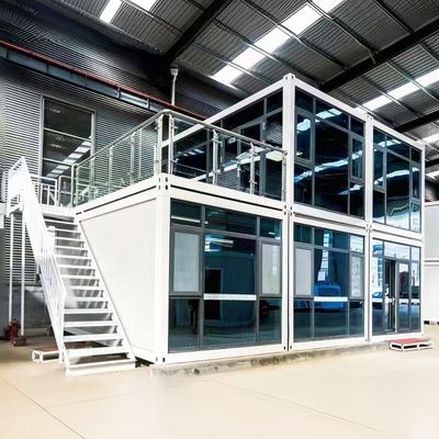 Easy To Assemble Folding Container House With Steel Structure And Insulated Wall Panels For Durable Construction
