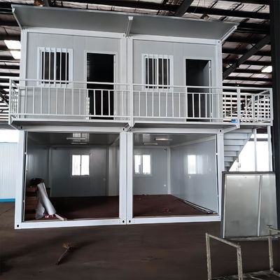 Easy To Assemble Folding Container House With Steel Structure And Insulated Wall Panels For Durable Construction