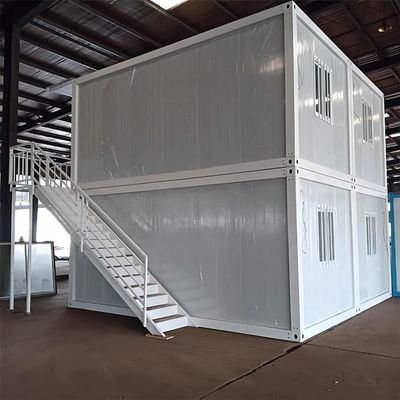 Easy To Assemble Folding Container House With Steel Structure And Insulated Wall Panels For Durable Construction