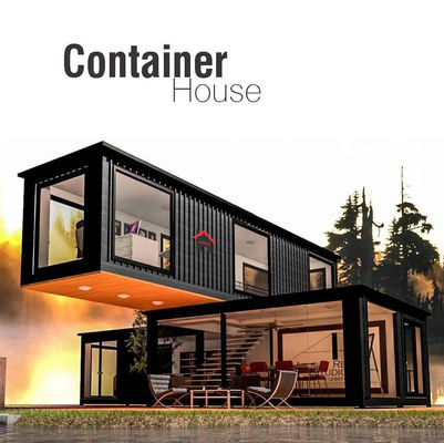 Durable Prefabricated Detachable Container House Two-Story Living Room