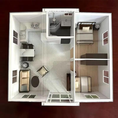 Expandable Container House Expandable Container Accommodation with Steel Frame and EPS Sandwich Panel
