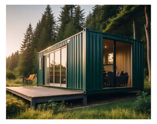 Two Story Prefabricated House Waterproof Detachable Container Homes