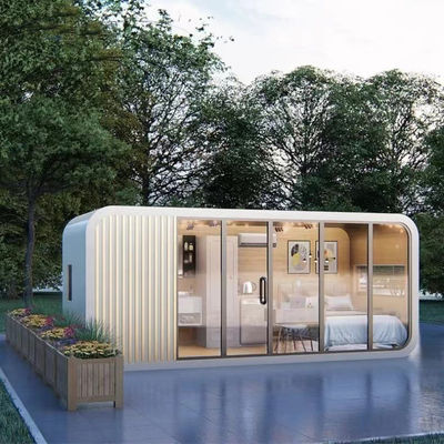 Modular Capsule Hotel With 2-bedroom Luxury Prefabricated Apple Cabin House