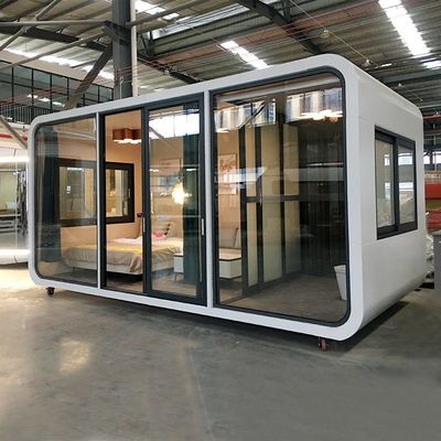 Modular Capsule Hotel With 2-bedroom Luxury Prefabricated Apple Cabin House