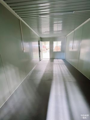 Μοντυλικό σπίτι εμπορευματοκιβωτίου με ανθεκτικά στην φωτιά EPS σάντουιτς και διάφορες επιλογές προσαρμογής πόρτας