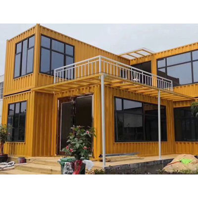 20FT Two-Story Modern Flat Pack House Modular Prefabricated Hotel-Style Apartment