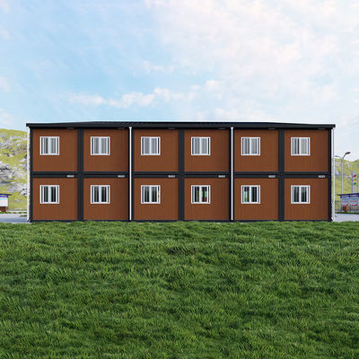 Nhà lắp ghép xây dựng nhanh Prefab 10ft 20ft 40ft Nhà container phẳng dạng mô-đun