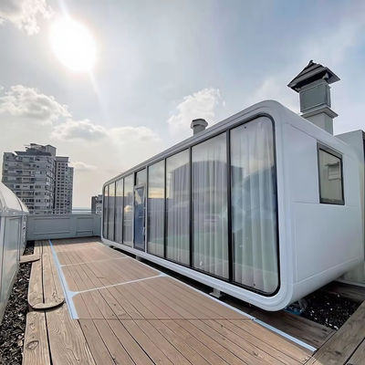 Σύγχρονο μοντέρνο 20ft Pod κινητό σπίτι έξυπνη Apple Cabin κοιμάται κοντέινερ σπίτι