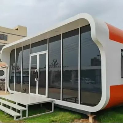Προκατασκευασμένη Αρθρωτή Χαλύβδινη Maison Modulable για Ξενοδοχεία, Μικρά Σπίτια, Καμπίνες, Γραφεία ή Apple Cabin