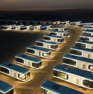 Προκατασκευασμένη Αρθρωτή Χαλύβδινη Maison Modulable για Ξενοδοχεία, Μικρά Σπίτια, Καμπίνες, Γραφεία ή Apple Cabin