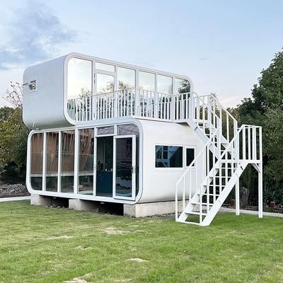 Προκατασκευασμένη Αρθρωτή Χαλύβδινη Maison Modulable για Ξενοδοχεία, Μικρά Σπίτια, Καμπίνες, Γραφεία ή Apple Cabin