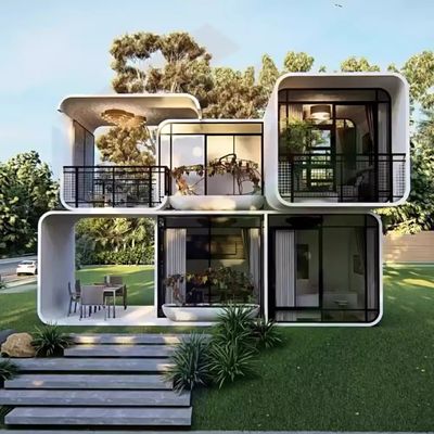 Προκατασκευασμένη Αρθρωτή Χαλύβδινη Maison Modulable για Ξενοδοχεία, Μικρά Σπίτια, Καμπίνες, Γραφεία ή Apple Cabin
