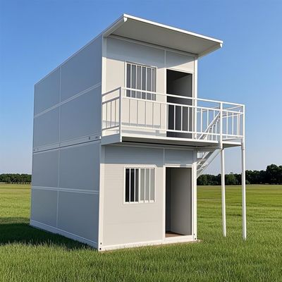 Văn phòng di động lắp ghép bằng container tạm thời có thể gập lại 20ft